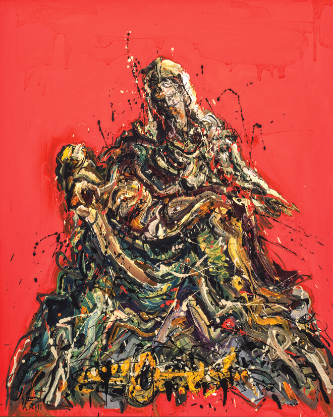 La Piedad con saxofón