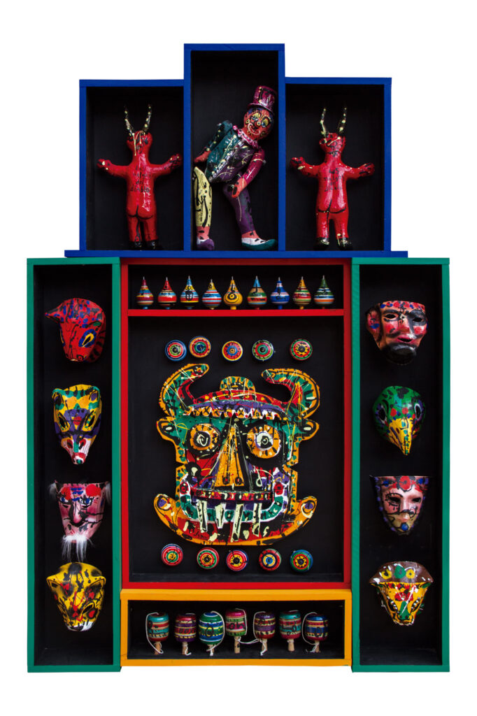 Retablo de juguetes mexicanos de todos los tiempos Jazzamoart