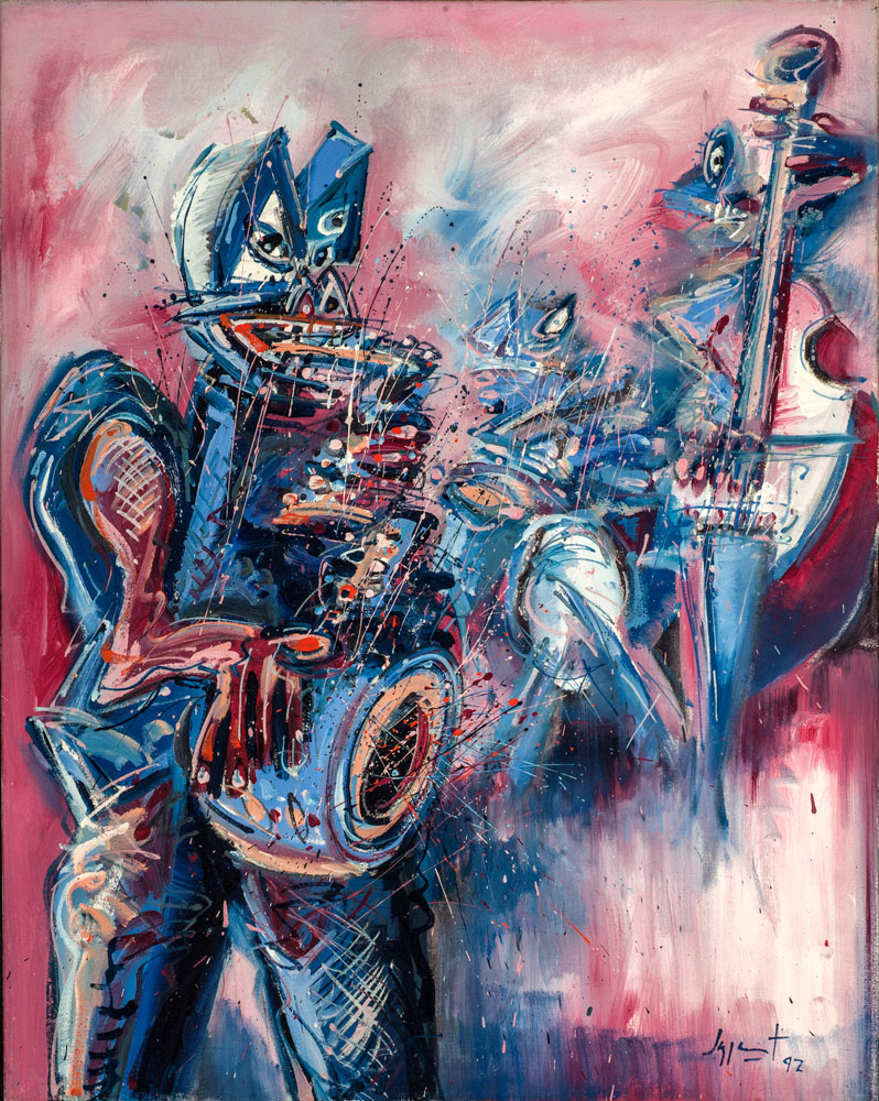 Para mirar el ruido y las beboperas Jazzamoart