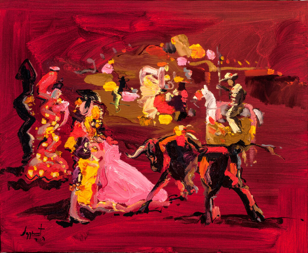 Torear pintando y goles de pintura jazzamoart