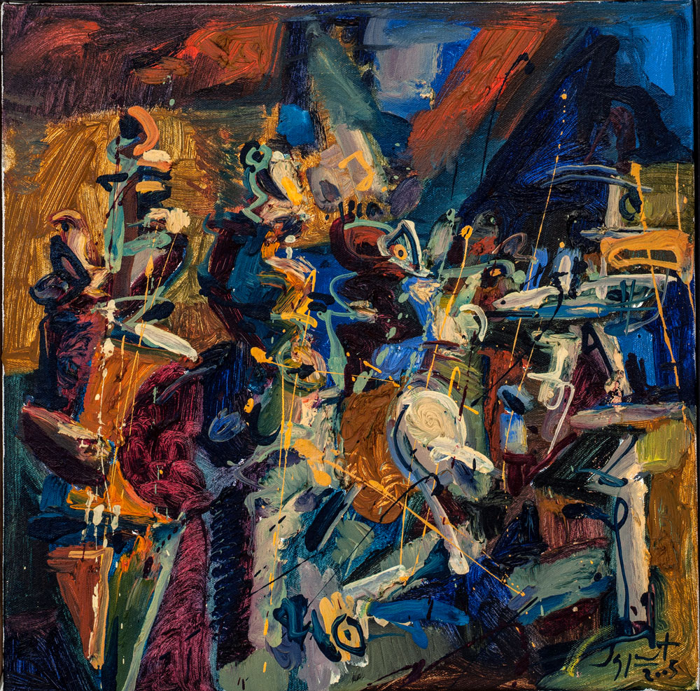 Para mirar el ruido y las beboperas Jazzamoart