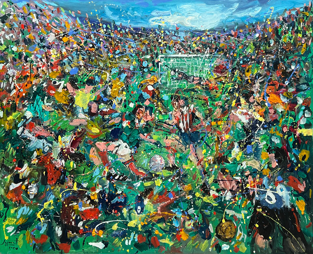 Torear pintando y goles de pintura jazzamoart