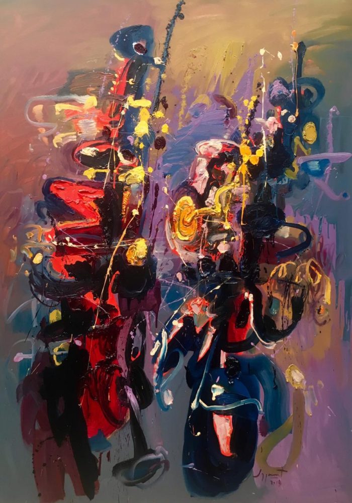 Chingue-a-su-madre-la-pintura-viva-la-pintura-2018-oil-on-canvas-160x220cms