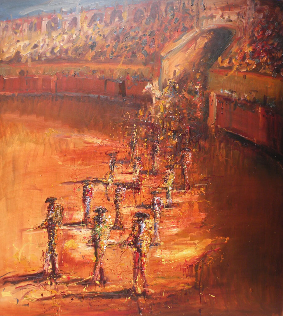 Torear pintando y goles de pintura jazzamoart